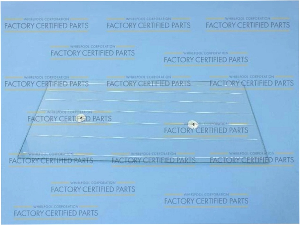 Whirlpool Refrigerator Crisper Cover Glass Shelf - WP2210047, Replaces: 2194439