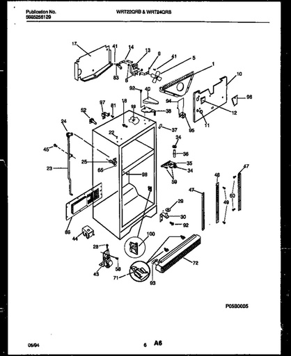Frigidaire Refrigerator Refrigerator Screw - 218188000