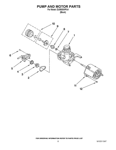 Whirlpool Washer Disk & Mount Assembly - WP3369012