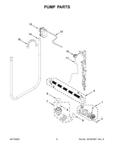 Whirlpool Washer Drain Hose - W10735354