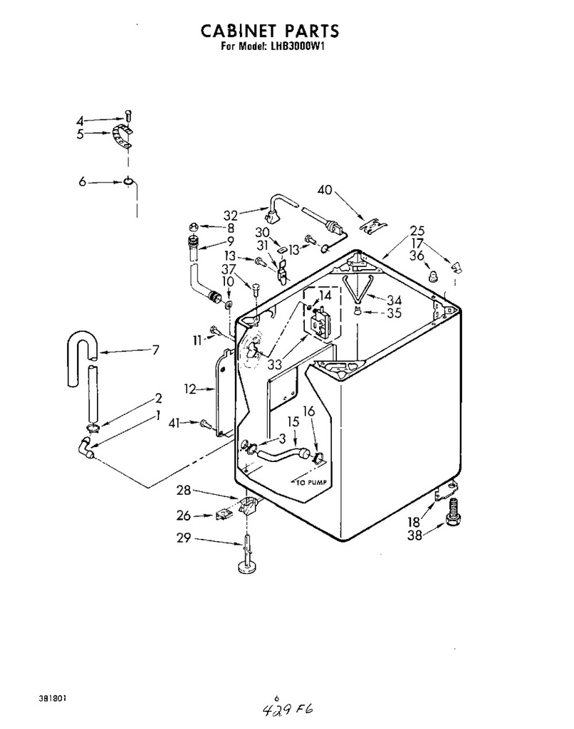 Whirlpool Washer Top Load Snubber Pad - 358336