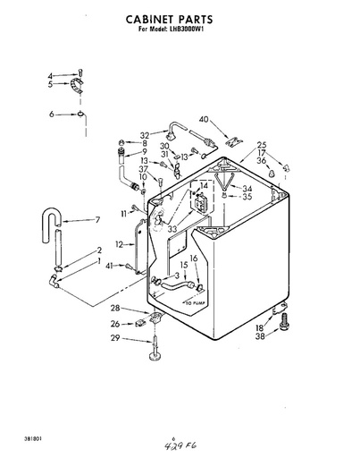 Whirlpool Washer Top Load Snubber Pad - 358336