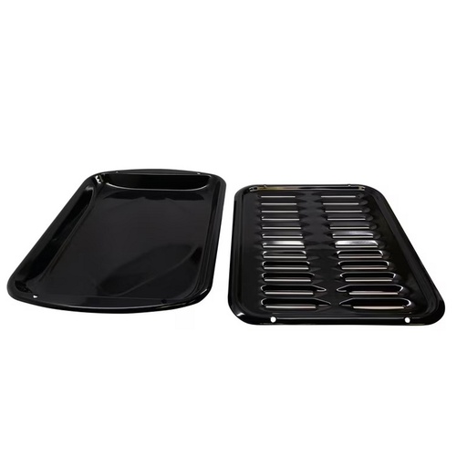 Whirlpool Range /Oven Broiler Pan Set - 4396923, Replaces: 11161