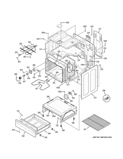 GE Range /Oven Range Oven Broil Element, 3410W - WG02F04465