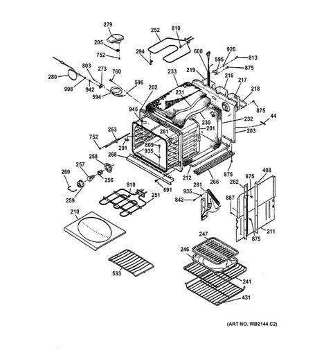 GE Range /Oven Range Oven Broil Element, 3400W - WG02F05475
