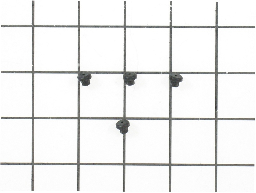 Whirlpool Range /Oven Burner Grate Foot Pads (Set of 4) - 8186321, Replaces: 9760219