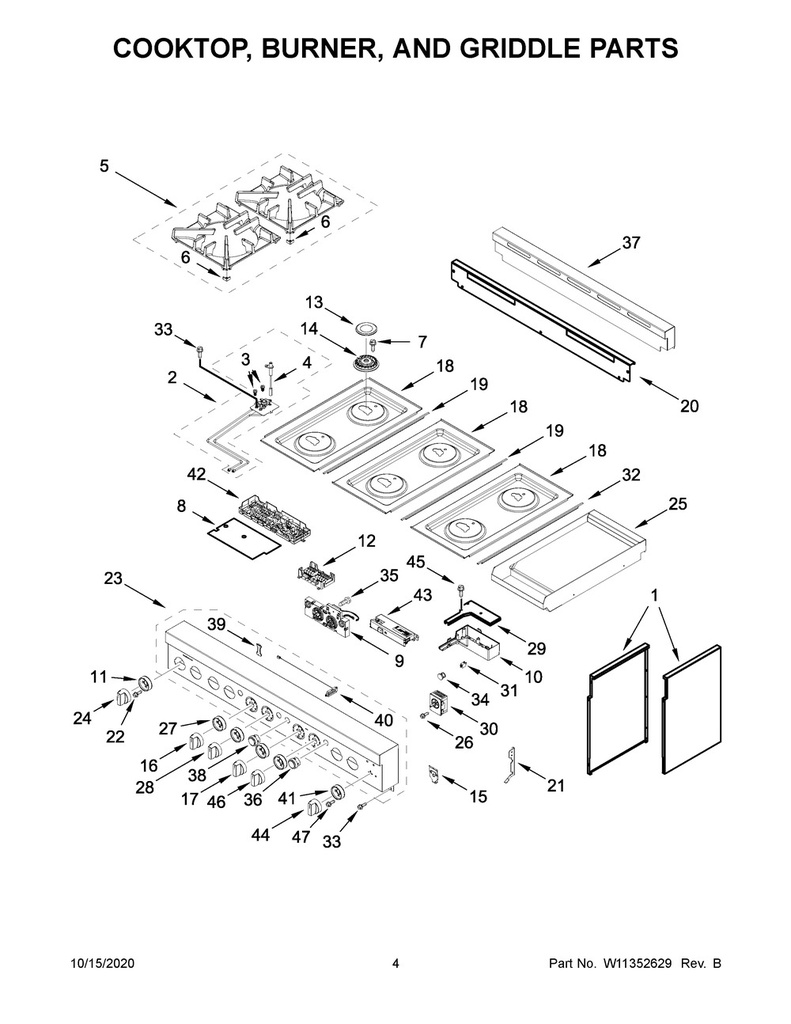 Whirlpool Range /Oven Range Surface Burner Head - W11319683