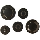 Whirlpool Range /Oven Surface Burner Cap Kit - Black - WPW10183374, Replaces: W10183374