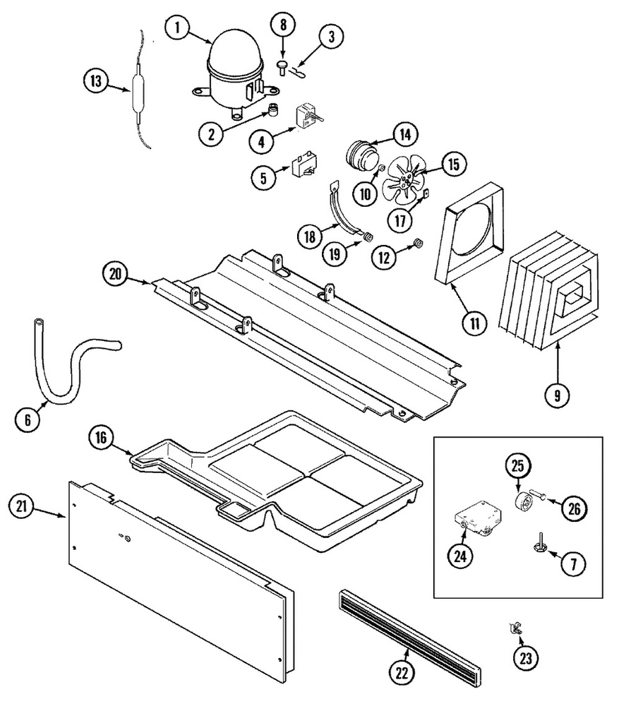 Whirlpool Refrigerator Refrigerator Start Device Kit - WPW10398552
