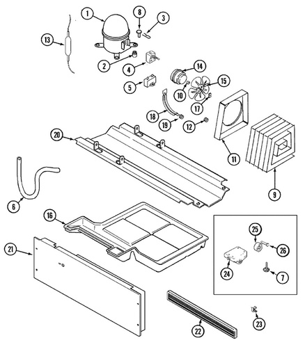 Whirlpool Refrigerator Refrigerator Start Device Kit - WPW10398552