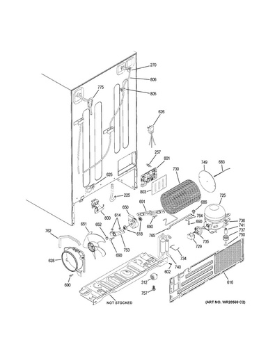 GE Refrigerator Refrigerator Overload Protector - WR01F01682