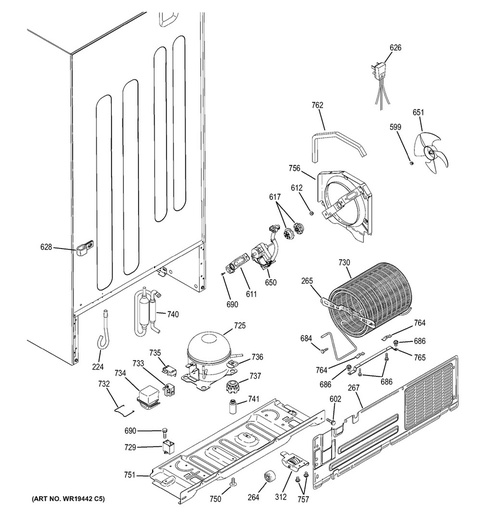 GE Refrigerator Refrigerator Start Relay - WG03F06328