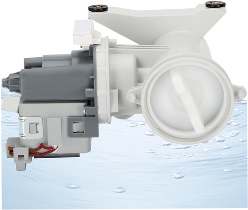 GE Washer Drain Pump Assembly - WH11X34740, Replaces: WH23X10038