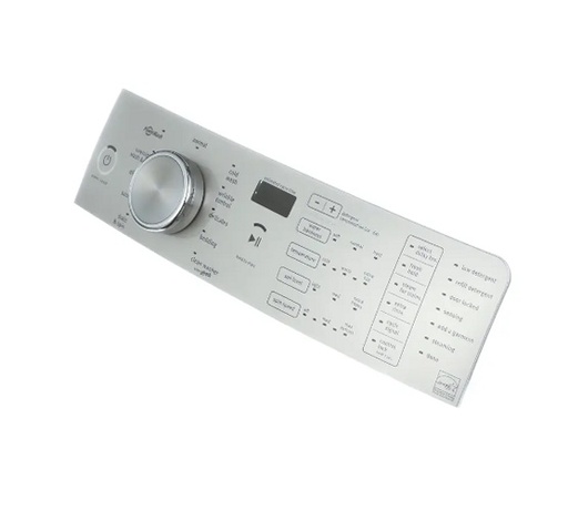 Whirlpool Washer Control Panel Assembly (White) - W10911043, Replaces: W10754966