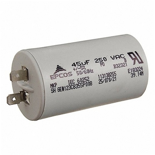 GE Washer Capacitor - WH12X10462, Replaces: WH12X10212