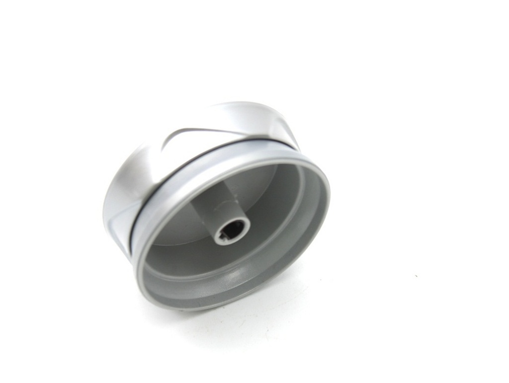 Whirlpool Washer Control Knob (Silver) - WPW10251379, Replaces: W10251379