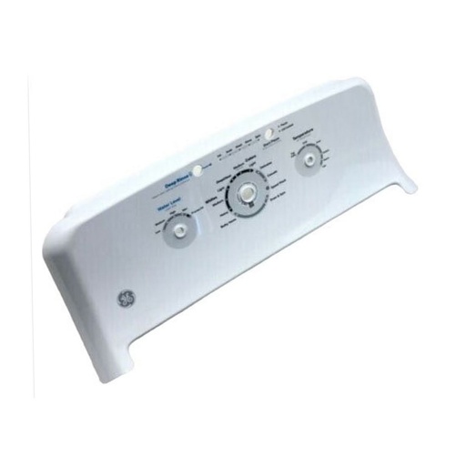 GE Washer Control Panel (White) - WH22X28839, Replaces: WH42X28255