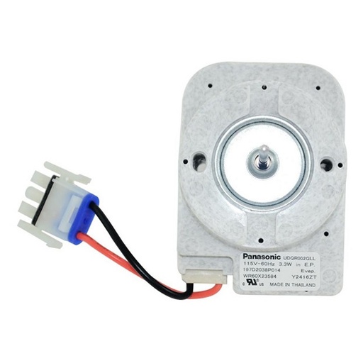 GE Refrigerator Evaporator Fan Motor - WR60X31522, Replaces: WR60X10045