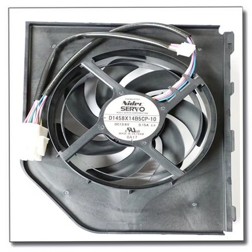 GE Refrigerator Condenser Fan Motor - WR60X23363, Replaces: WG03F04942