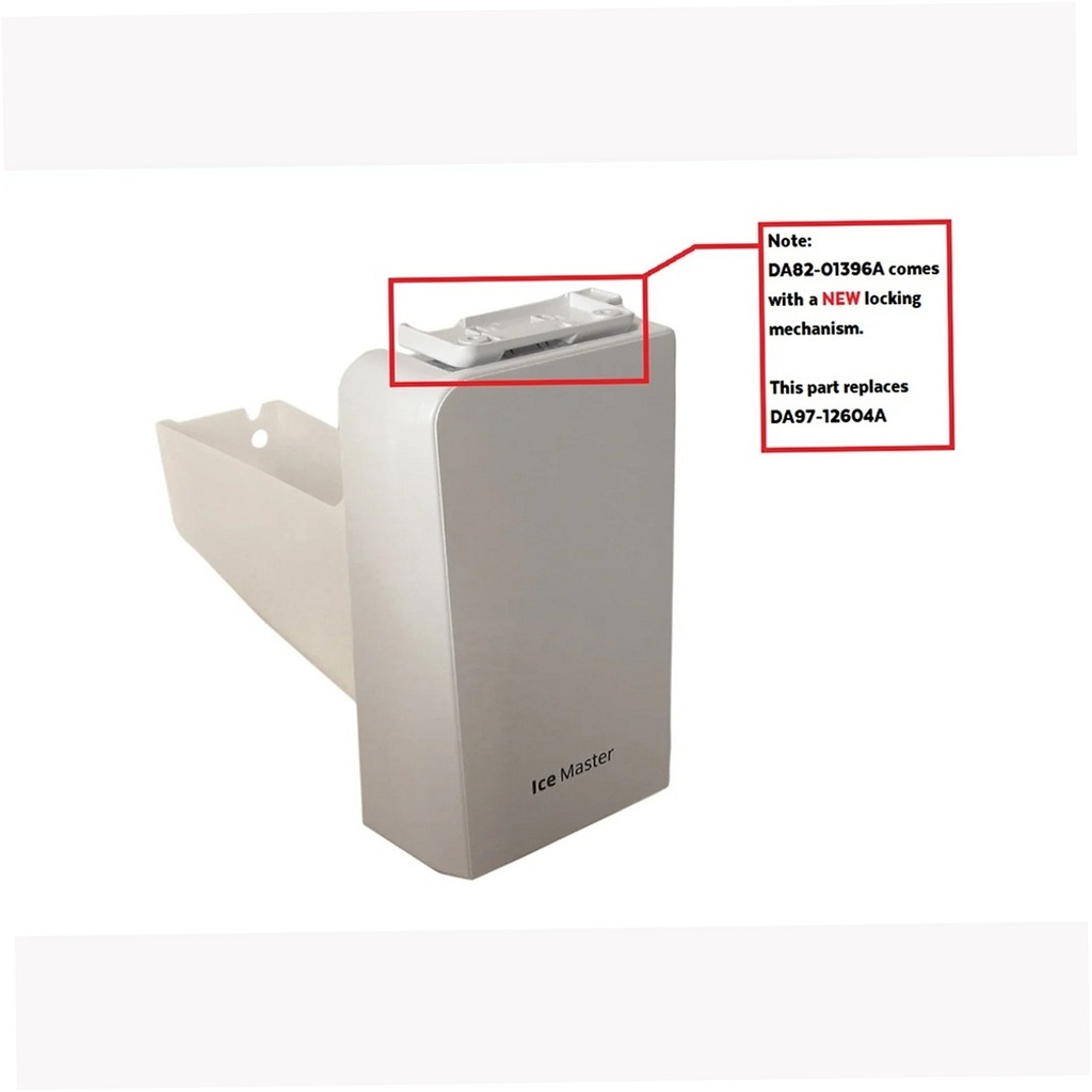 Samsung Refrigerator Ice Bucket Assembly - DA82-01396A, Replaces: DA97-12604A