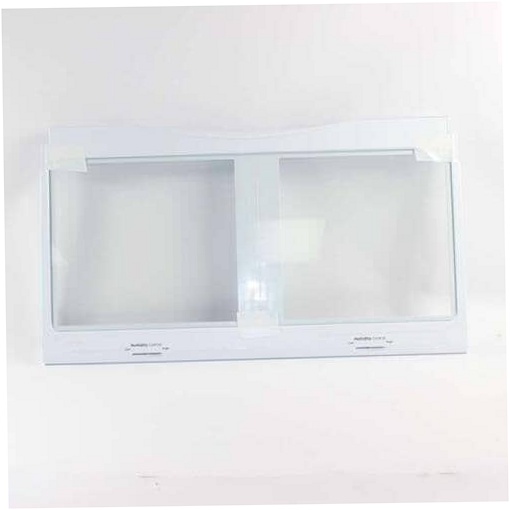 Samsung Refrigerator Vegetable Drawer Cover (Glass) - DA97-08511B, Replaces: DA97-08511A