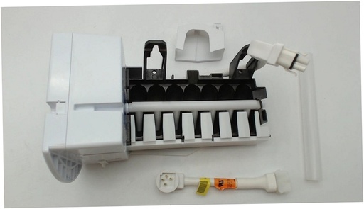 GE Refrigerator Ice Maker Assembly - WR30X30972, Replaces: 197D7636G006