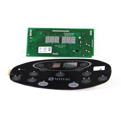 Whirlpool Refrigerator Touchpad and Control Board - W11221359, Replaces: 12999401B