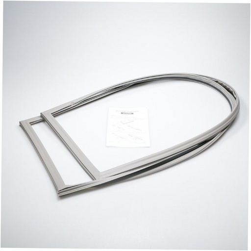 Whirlpool Refrigerator Freezer Door Gasket (Gray) - W10136735, Replaces: 2326339