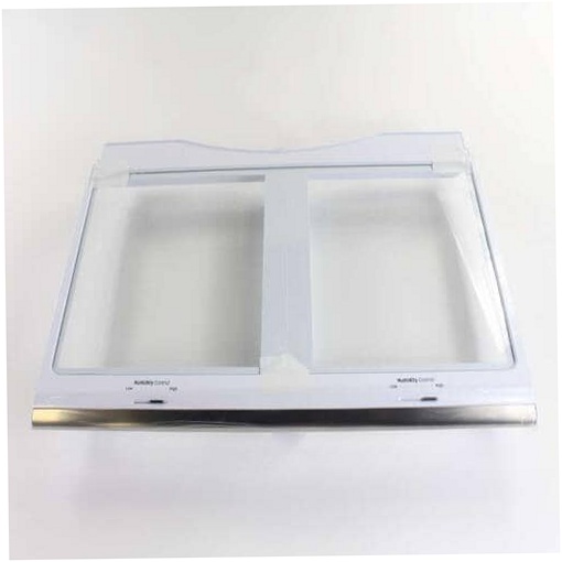 Samsung Refrigerator Vegetable Drawer Cover (Includes Glass) - DA97-08402G