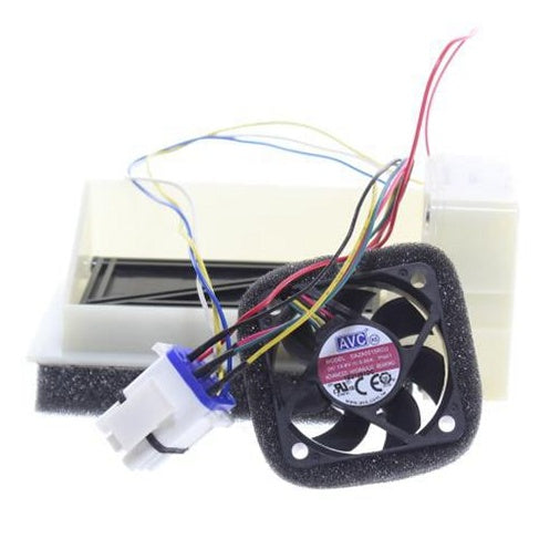 GE Refrigerator Damper & Fan Assembly - WR60X23104, Replaces: WG03F05123