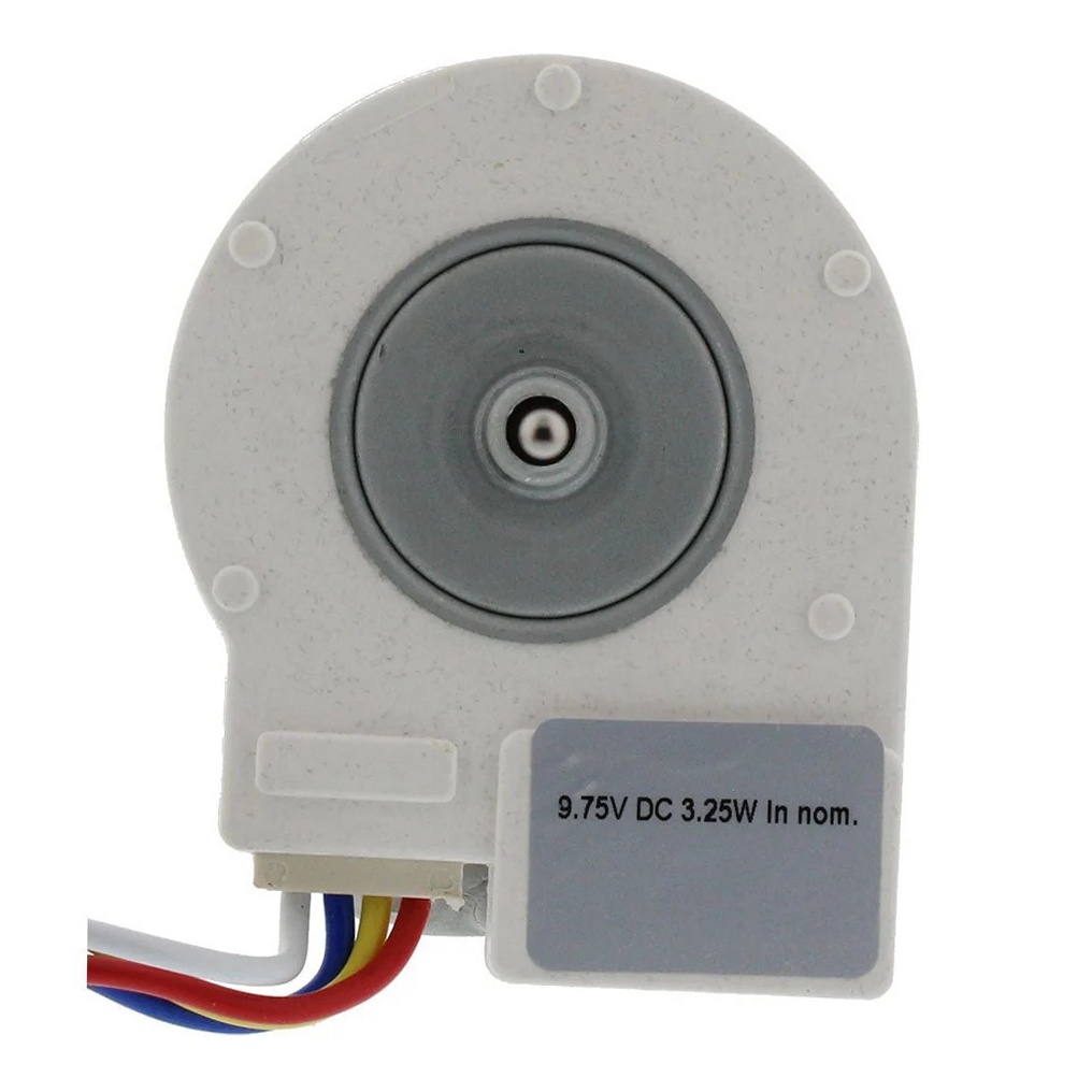 GE Refrigerator Evaporator Fan Motor - WR60X10307, Replaces: WR60X10099