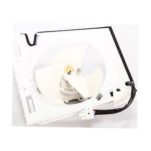 GE Refrigerator Fan Motor & Housing - WR60X25786, Replaces: WG03F07357