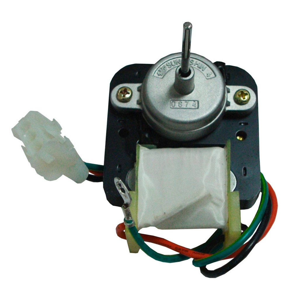 GE Refrigerator Condenser Fan Motor - WR60X10220, Replaces: WR60X10133