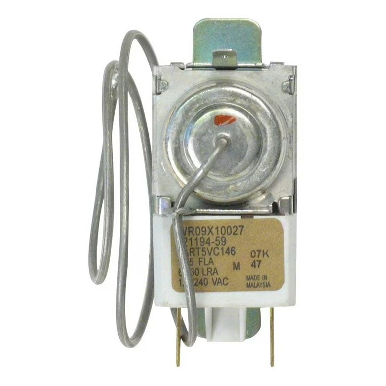 GE Refrigerator Temperature Control Thermostat - WR09X20002, Replaces: 245D1262P001