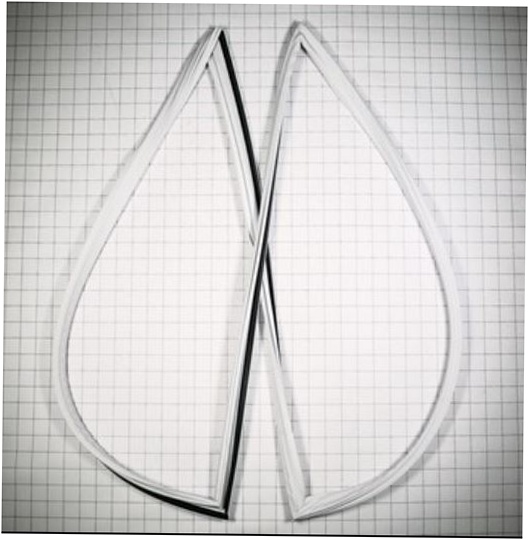 Whirlpool Refrigerator Door Gasket (White) - W10860480, Replaces: W10692652
