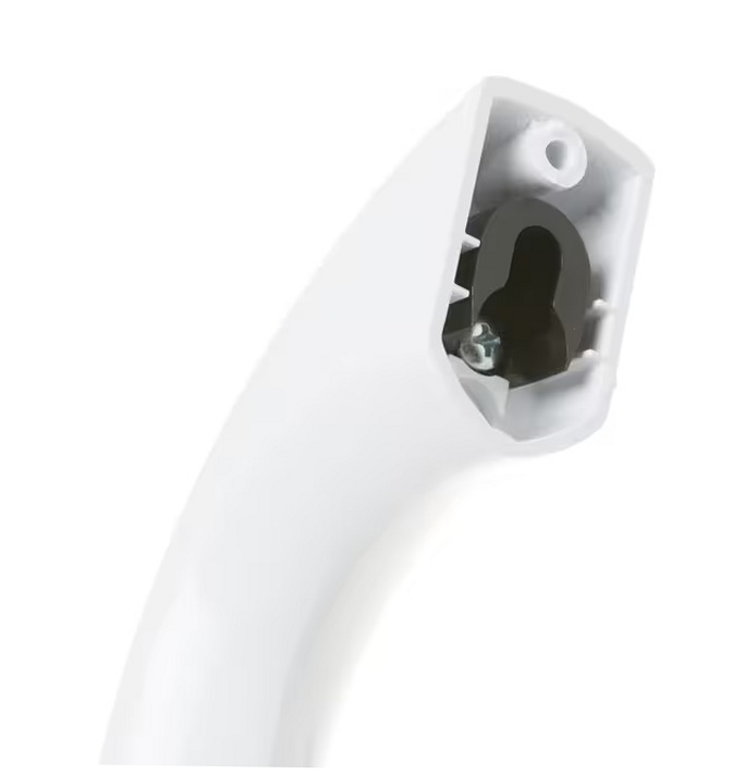 GE Refrigerator Door Handle (White) - WR12X27303