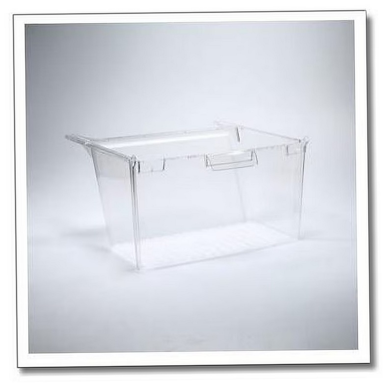 GE Refrigerator Meat Pan (Clear) - WR32X10835, Replaces: WR01X11009