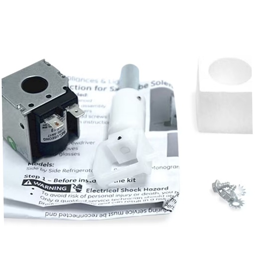 GE Refrigerator Ice Solenoid Kit - WR62X23154, Replaces: WR02X13138