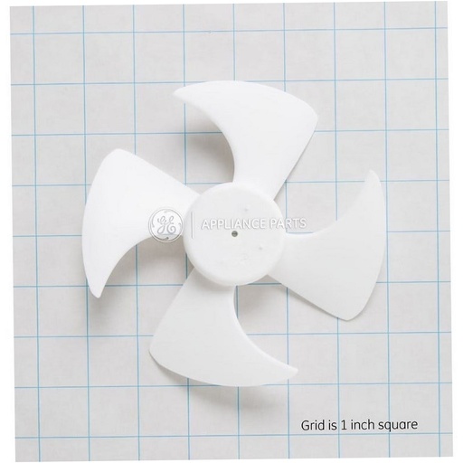 GE Refrigerator Condenser Motor Fan Blade - WR60X10207, Replaces: WR60X10088