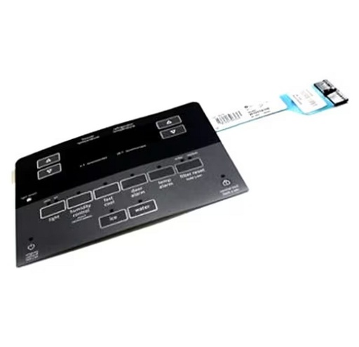 Whirlpool Refrigerator Keyboard & Control Board Kit (Black) - W10776981, Replaces: W10164469