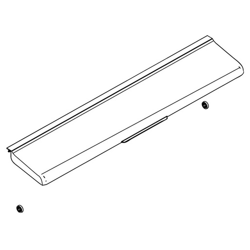 Samsung Refrigerator Slide Cover Assembly - DA97-14620A