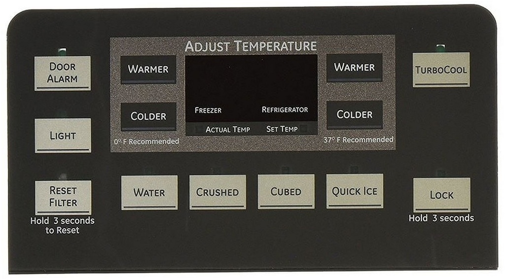 GE Refrigerator Dispenser Interface Assembly - WR55X10785