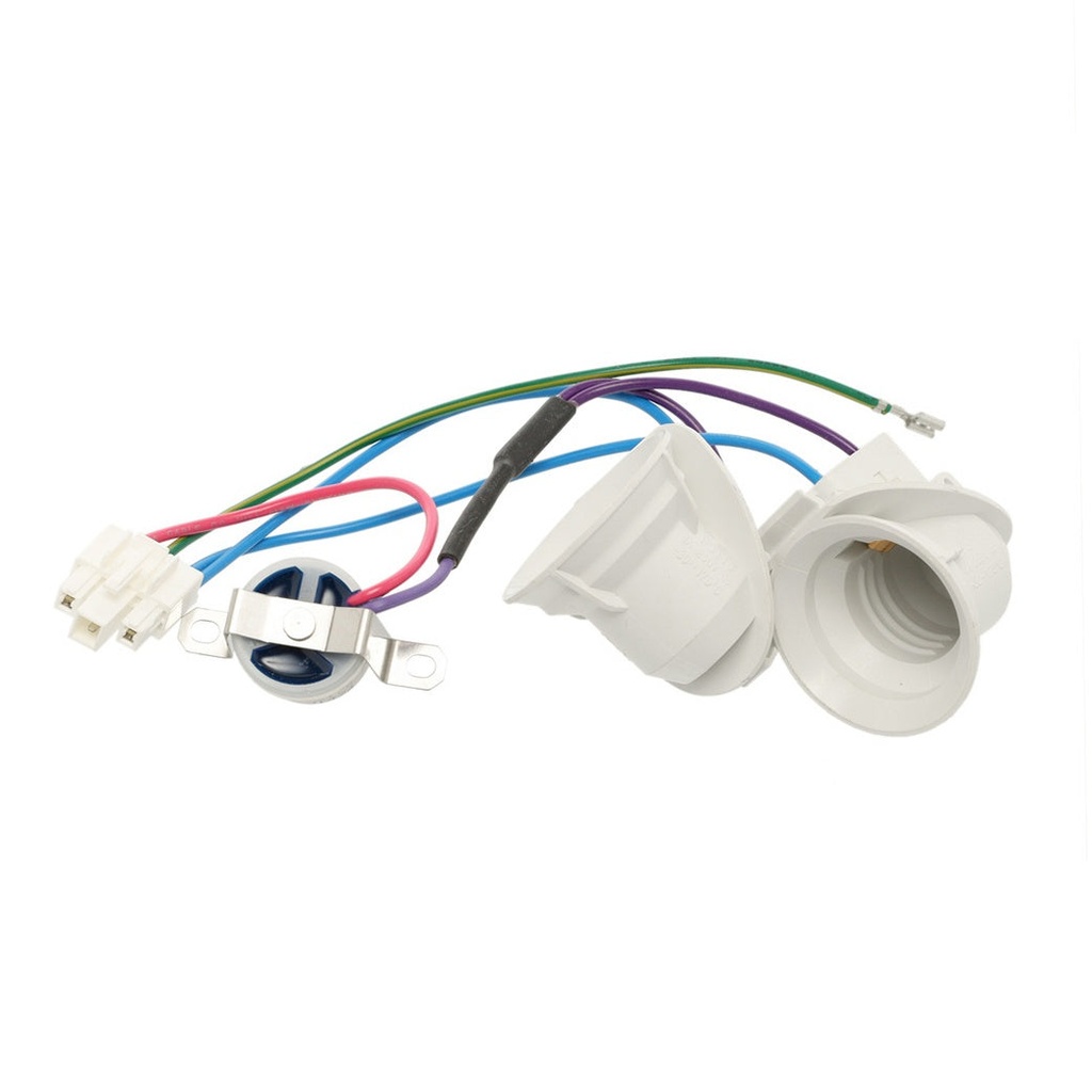 LG Refrigerator Light Socket Assembly - 6621JK2003B, Replaces: 6621JK2002D