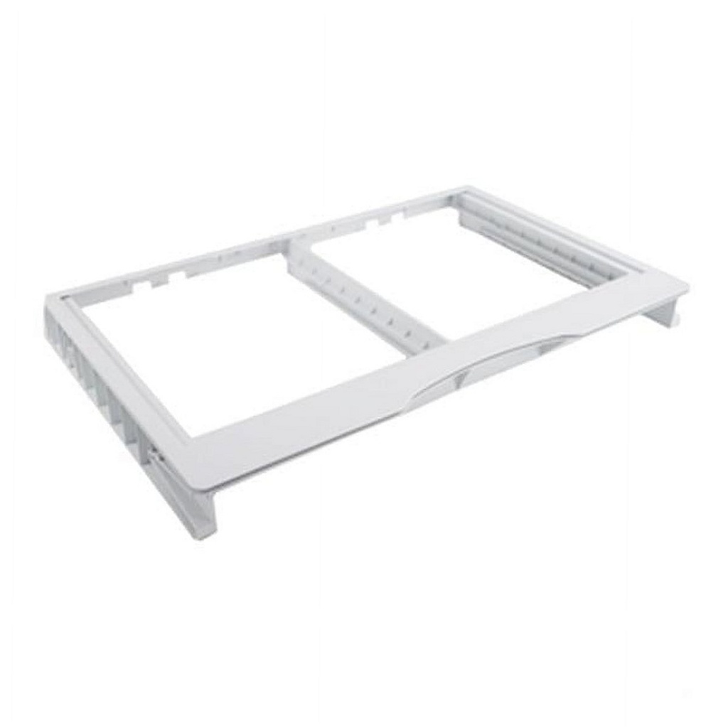 GE Refrigerator Vegetable Shelf Frame - WR72X10332, Replaces: WR72X10306