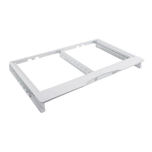 GE Refrigerator Vegetable Shelf Frame - WR72X10332, Replaces: WR72X10306