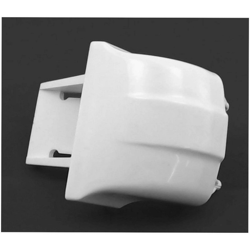 GE Refrigerator Door Shelf Endcap (Freezer) - WR2X9162, Replaces: WR02X7671