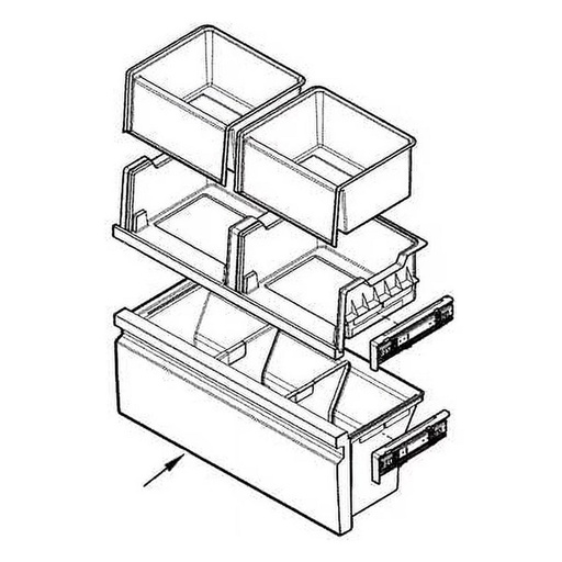 Frigidaire Freezer Drawer Assembly - 5304524710