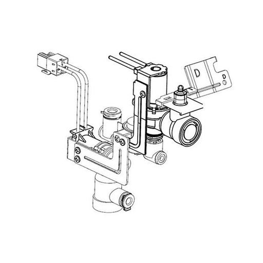 LG Refrigerator Water Valve Assembly - AJU75632520