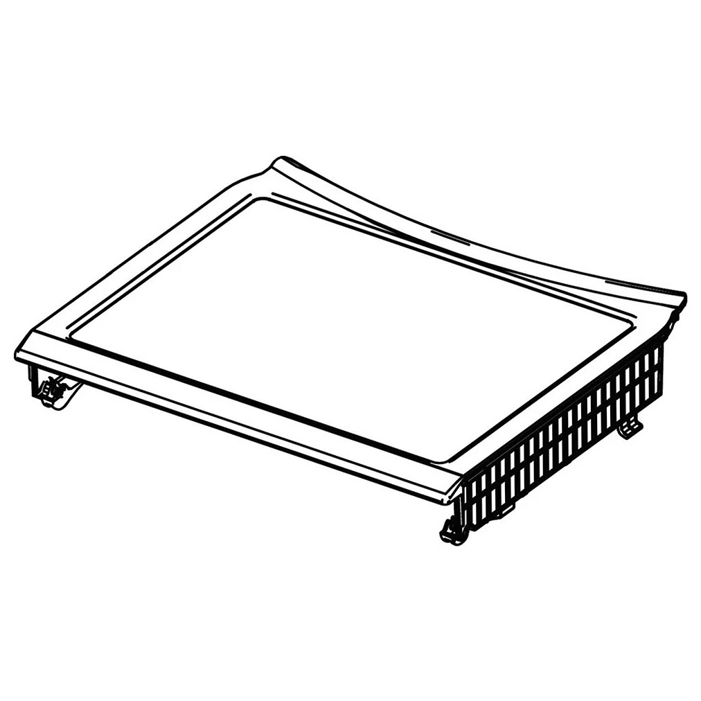 Samsung Refrigerator Lower Glass Shelf - DA67-02038B