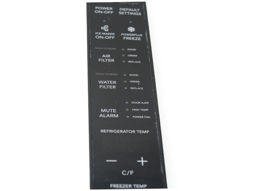 Frigidaire Refrigerator User Control and Display Board (Black) - 242048229, Replaces: 242048227